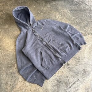 Nike Grey Zip-up Hoodie